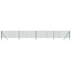 Vidaxl draadgaashek 0,8x10 m gegalvaniseerd staal groen