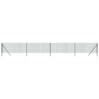 Vidaxl draadgaashek 1x10 m gegalvaniseerd staal groen