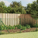 Vidaxl draadgaashek 1x10 m gegalvaniseerd staal groen