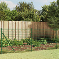 VidaXL Draadgaashek 1,1x10 m gegalvaniseerd staal groen