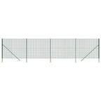 Vidaxl draadgaashek 1,6x10 m gegalvaniseerd staal groen