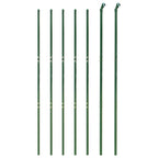 Vidaxl draadgaashek 1,8x10 m gegalvaniseerd staal groen