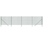Vidaxl draadgaashek 2,2x10 m gegalvaniseerd staal groen