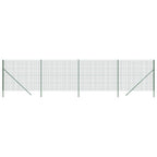 Vidaxl draadgaashek 1,6x10 m gegalvaniseerd staal groen