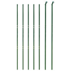 Vidaxl draadgaashek 1,6x10 m gegalvaniseerd staal groen