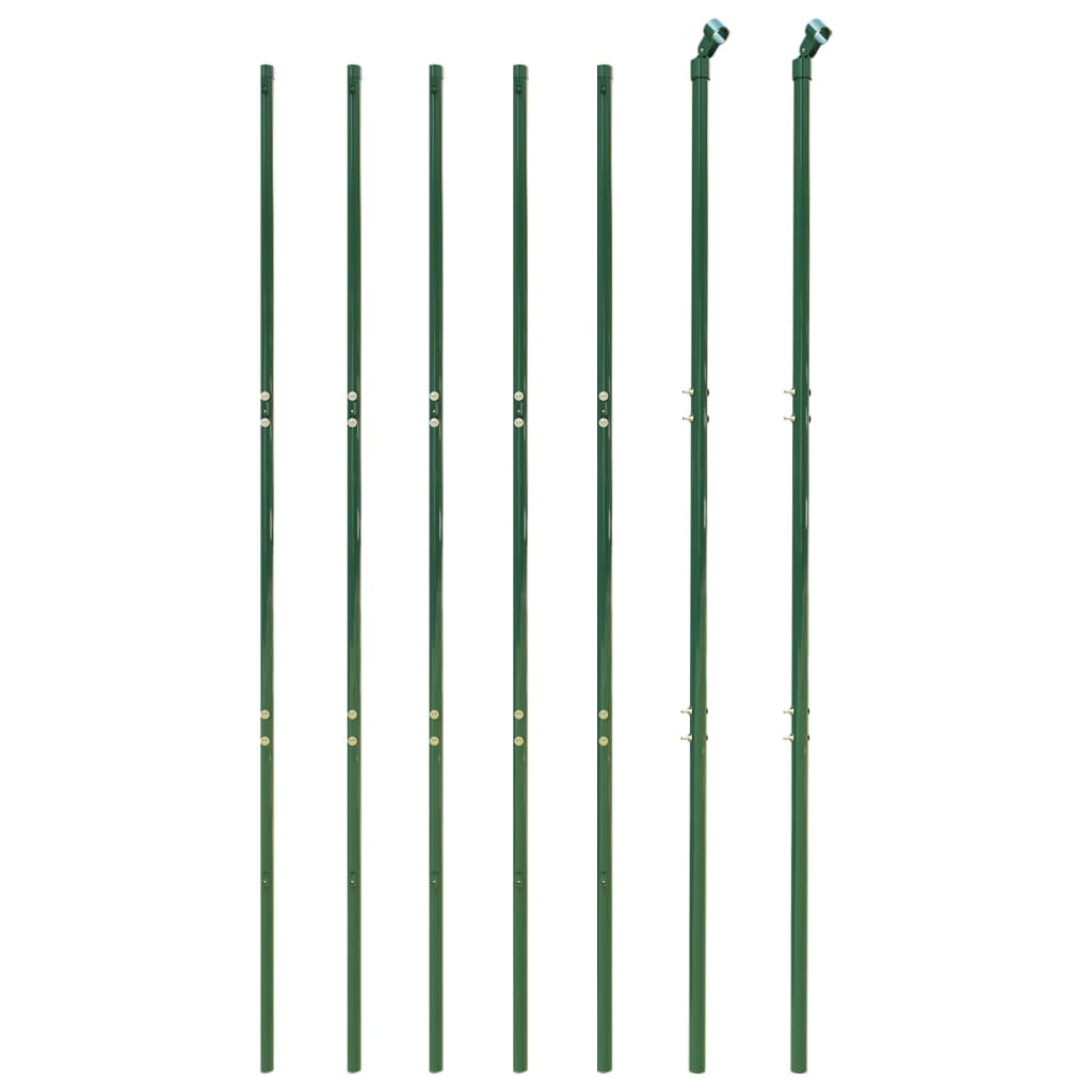 Vidaxl draadgaashek 1,8x10 m gegalvaniseerd staal groen