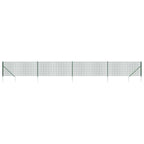 Vidaxl draadgaashek met grondankers 0,8x10 m groen