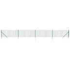 Vidaxl draadgaashek met grondankers 0,8x10 m groen