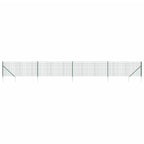 Vidaxl draadgaashek met grondankers 1,1x10 m groen