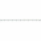 Vidaxl draadgaashek met grondankers 0,8x25 m groen
