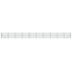 VidaXL Draadgaashek met grondankers 1,8x25 m groen
