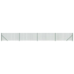 Vidaxl draadgaashek met flens 0,8x10 m groen