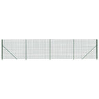 Vidaxl draadgaashek met flens 1,8x10 m groen
