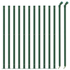Vidaxl draadgaashek met flens 0,8x25 m groen
