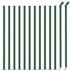 Vidaxl draadgaashek met flens 1,1x25 m groen