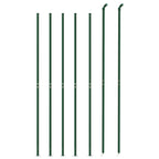 Vidaxl draadgaashek met flens 1,8x10 m groen