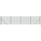 Vidaxl draadgaashek met flens 2,2x10 m groen