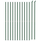 Vidaxl draadgaashek met flens 1x25 m groen