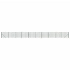 VidaXL Draadgaashek met flens 1,8x25 m groen
