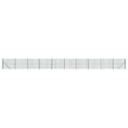 VidaXL Draadgaashek met flens 2,2x25 m groen
