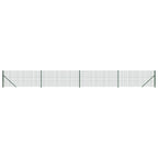 Vidaxl draadgaashek met flens 0,8x10 m groen