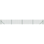Vidaxl draadgaashek met flens 1,1x10 m groen