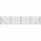 Vidaxl draadgaashek met flens 1,8x10 m groen