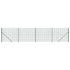 Vidaxl draadgaashek met flens 2,2x10 m groen