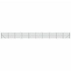 VidaXL Draadgaashek met flens 2x25 m groen
