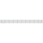 VidaXL Draadgaashek met flens 2,2x25 m groen