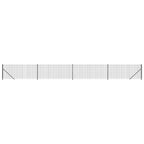 Vidaxl draadgaashek met flens 1,1x10 m antracietkleurig