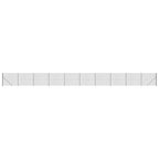 VidaXL Draadgaashek met flens 1,6x25 m antracietkleurig