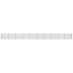 VidaXL Draadgaashek met flens 1,8x25 m antracietkleurig