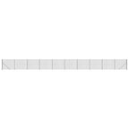 VidaXL Draadgaashek met flens 2,2x25 m antracietkleurig