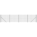 Vidaxl draadgaashek met flens 1,6x10 m antracietkleurig