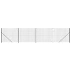 Vidaxl draadgaashek met flens 2,2x10 m antracietkleurig