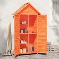 Vidaxl tuinschuur 89x52,5x175 cm massief grenenhout bruin