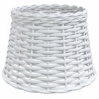 Vidaxl plafondlampenkap ø25x17 cm wicker wit