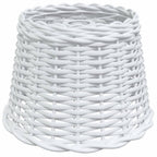 Vidaxl plafondlampenkap ø30x20 cm wicker wit