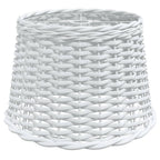 Vidaxl plafondlampenkap ø40x26 cm wicker wit