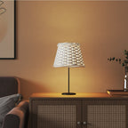 Vidaxl lampenkap ø15x12 cm wicker wit