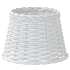 Vidaxl lampenkap ø25x17 cm wicker wit