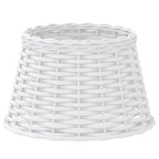Vidaxl lampenkap ø38x23 cm wicker wit