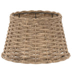 Vidaxl lampenkap ø38x23 cm wicker bruin