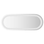 Vidaxl badkamerspiegel led 50x20 cm ovaal