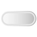 VidaXL Badkamerspiegel LED ovaal 60x25 cm