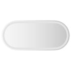 Vidaxl badkamerspiegel led ovaal 80x35 cm