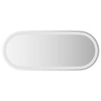 Vidaxl badkamerspiegel led ovaal 90x40 cm