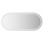Vidaxl badkamerspiegel led ovaal 100x45 cm