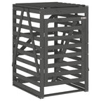 Vidaxl containerberging 84x90x128,5 cm massief grenenhout grijs